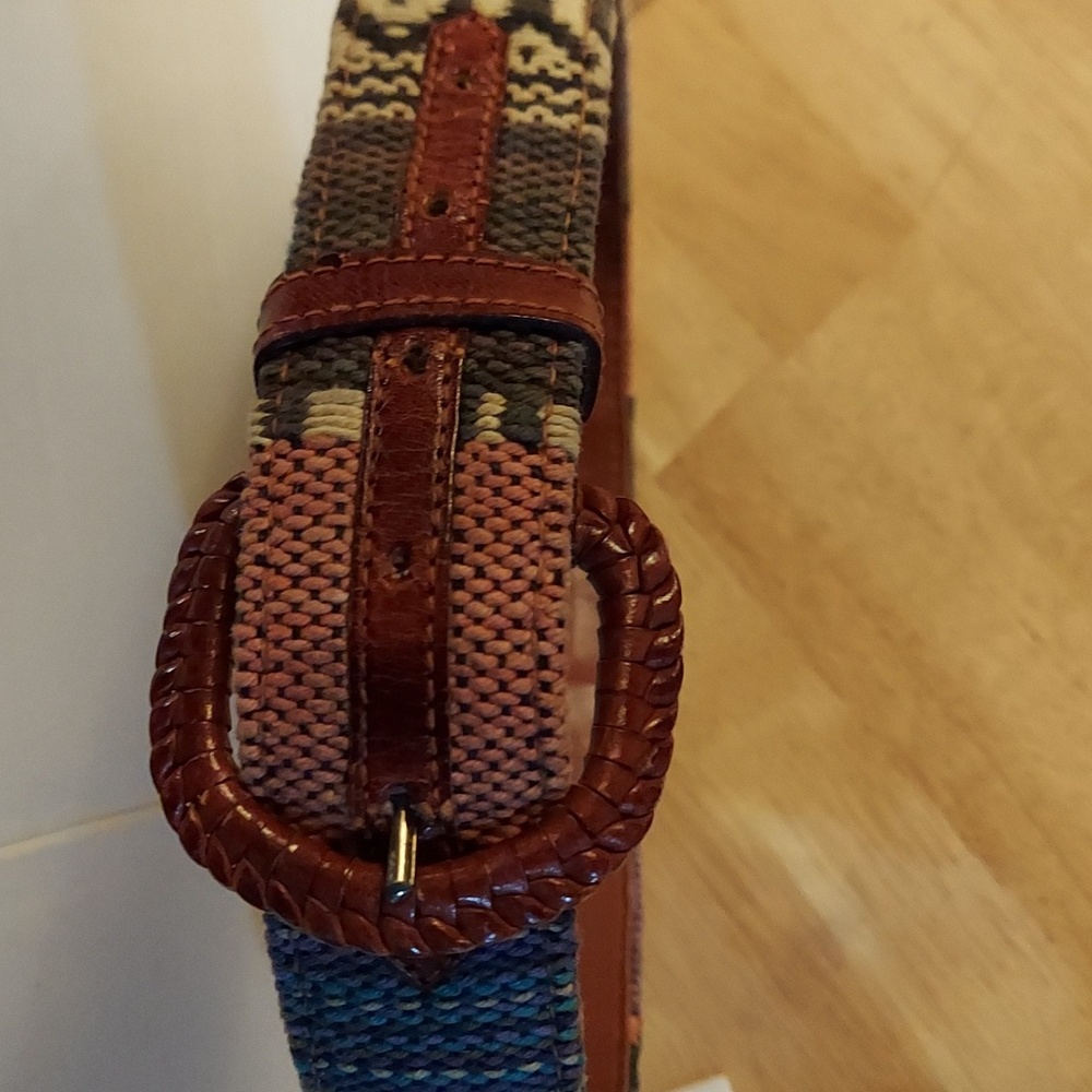 Vintage Woven Boho Embroidered Patchwork Belt
